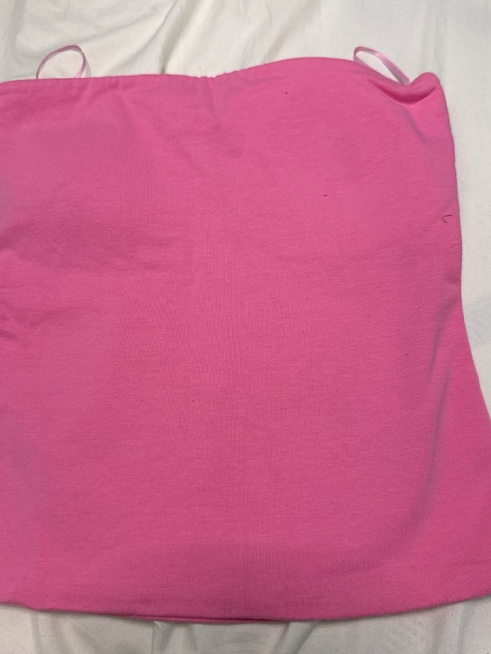 Women’s Padded Pink Tube Top- Classic Stretch Fit